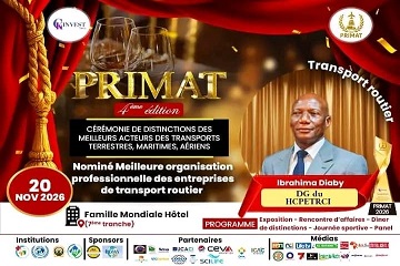Prix des Meilleurs Acteurs du secteur des Transports (PRIMAT)
